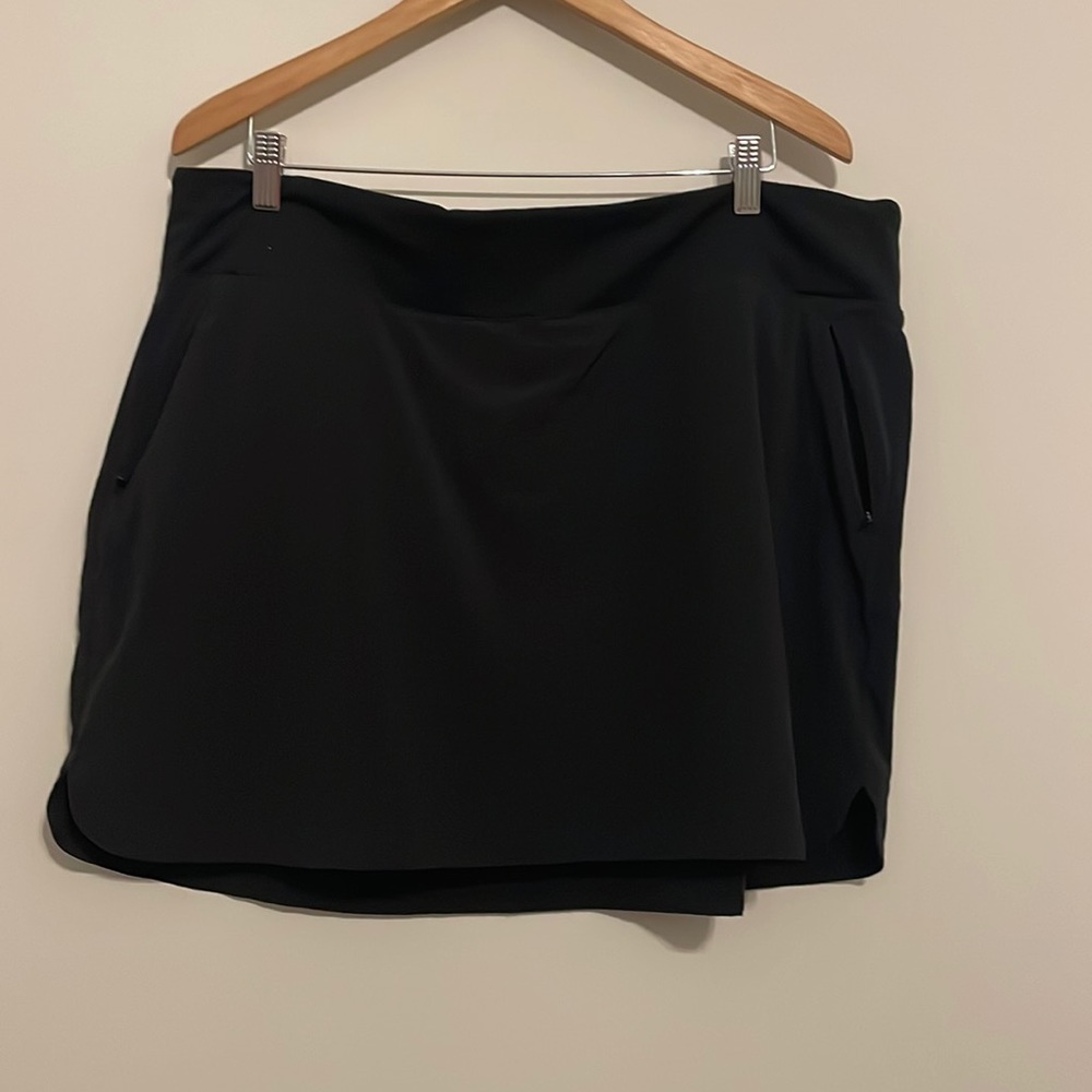 Eddie Bauer Black Athletic Skorts Sz TXL EUC